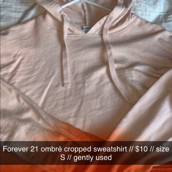 Forever 21 Tops - cropped sweatshirt Forever 21 Tops - cropped sweatshirt